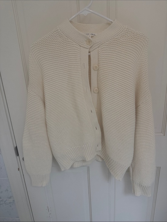 Alex Mill Sweaters - Alex Mill Cream Knit Button-Front Cardigan